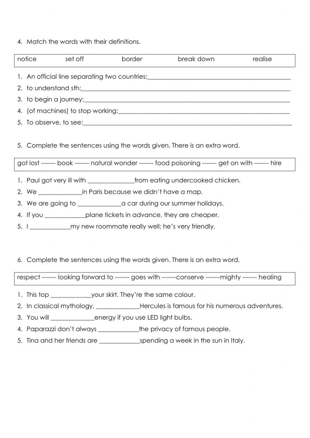 D' class, module 2 (grammar+ vocabulary)