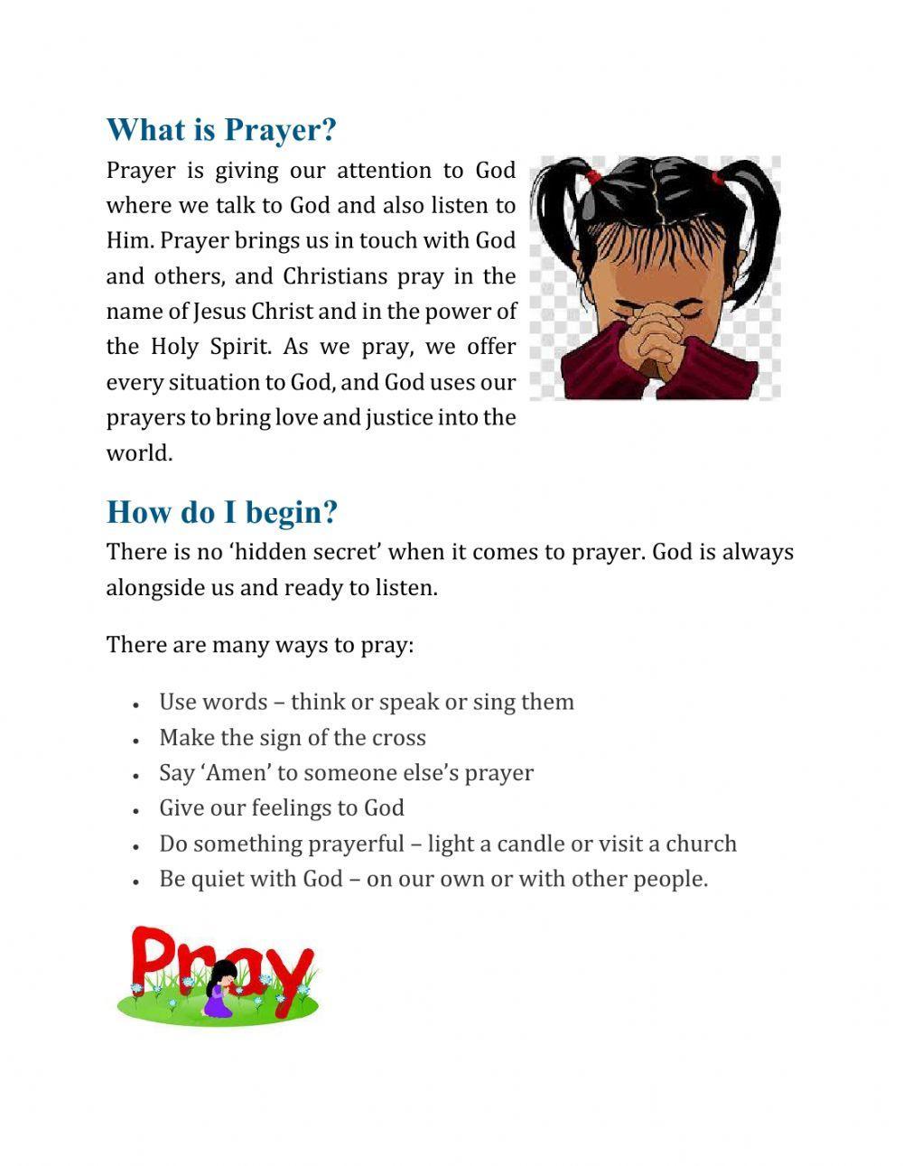What is prayer