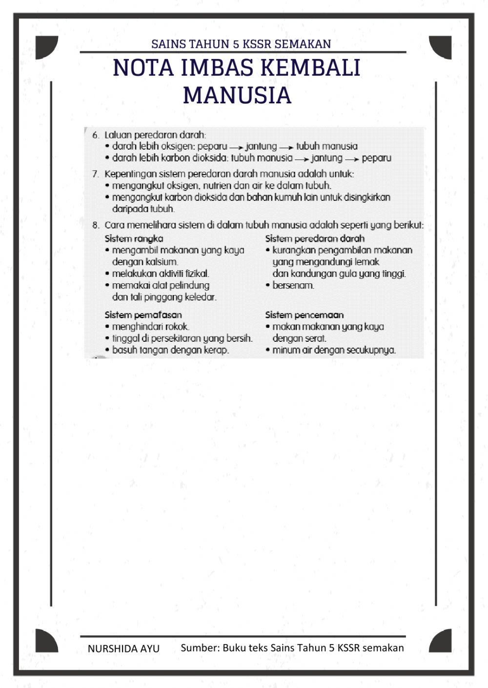 Sistem rangka,Sistem peredaran darah, perkaitan sistem