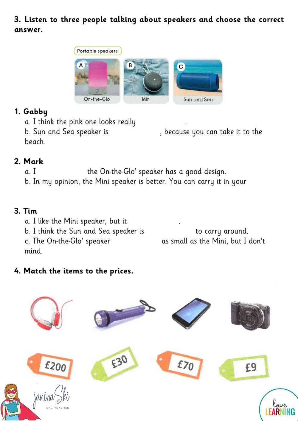 Listening Activity Go Getter 3 Unit 2