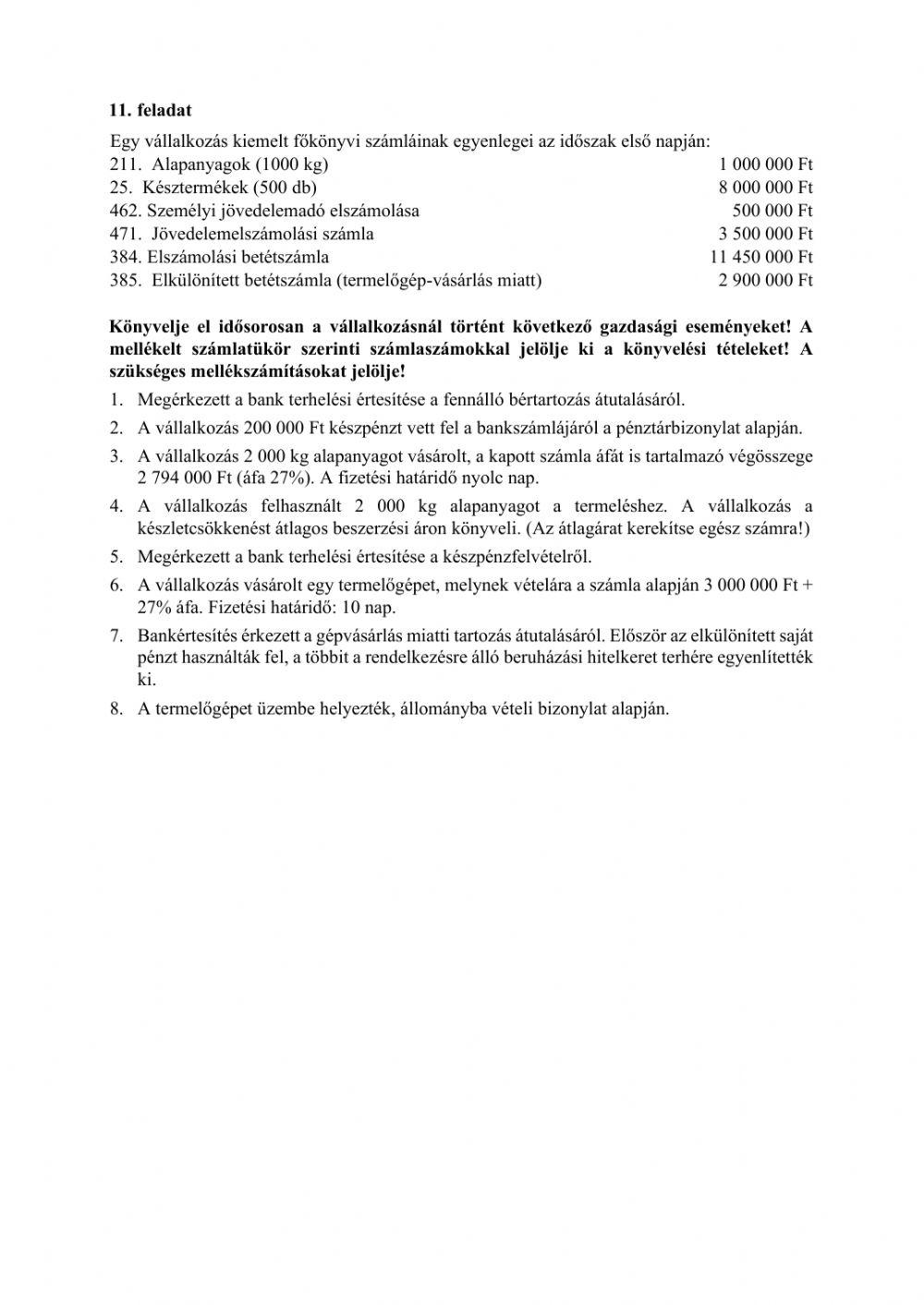 11. feladat