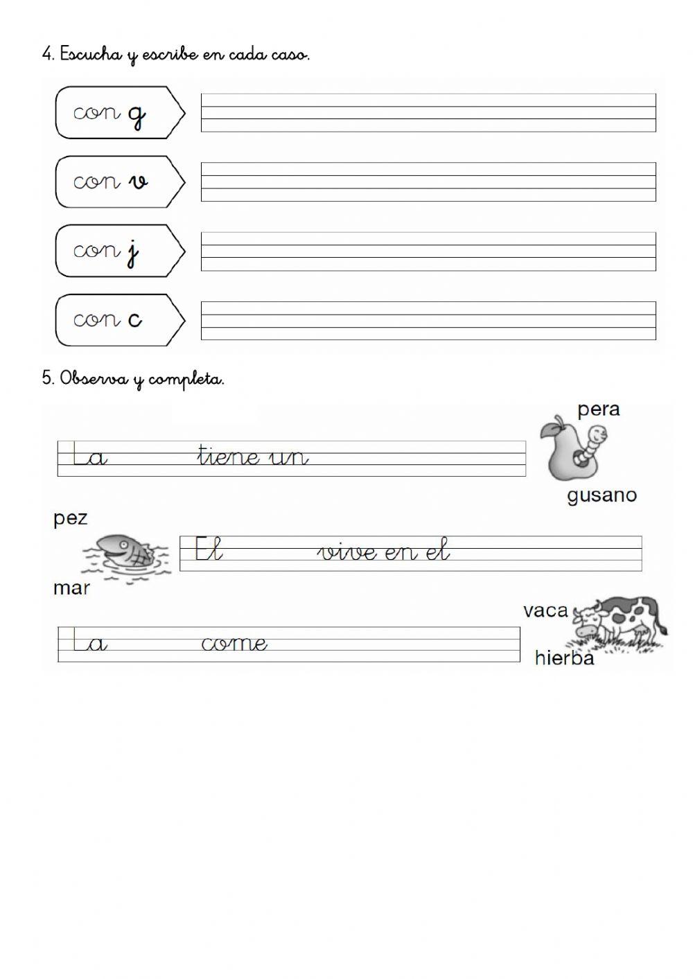 Lengua 1º. Repaso UD3