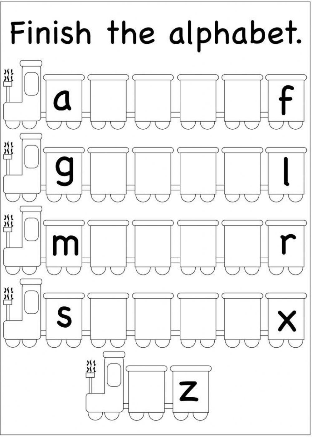 first worksheet abc