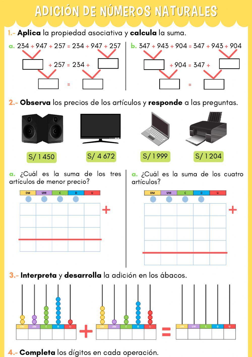 La adición La adición