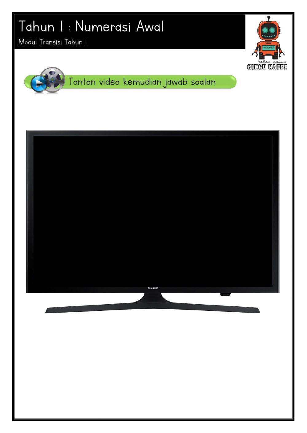 Transisi Tahun 1 - Numerasi Awal