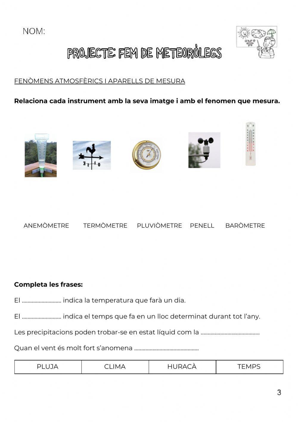 L'atmosfera i els fenomens atmosfèrics