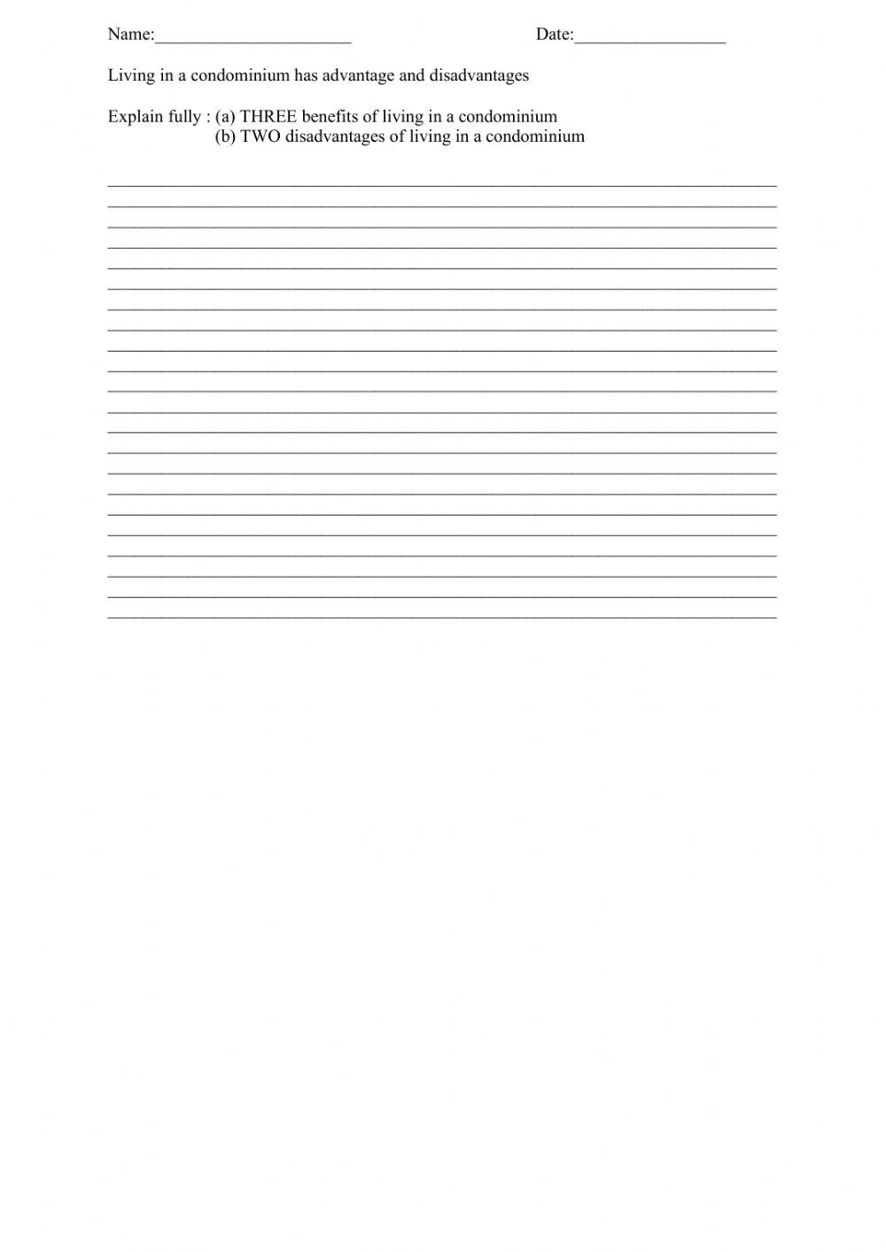 Mulitple Family Dwellings