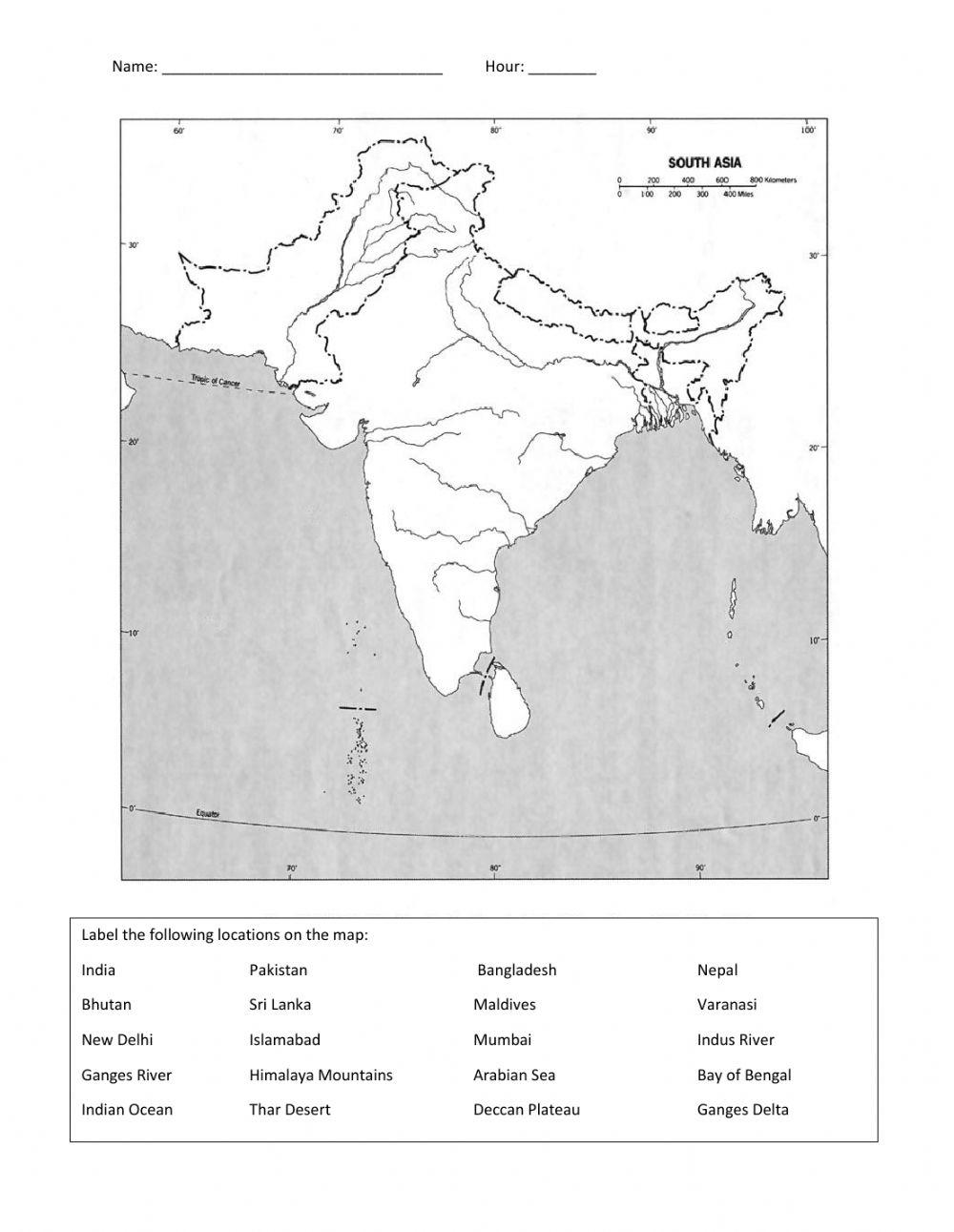 Map of India