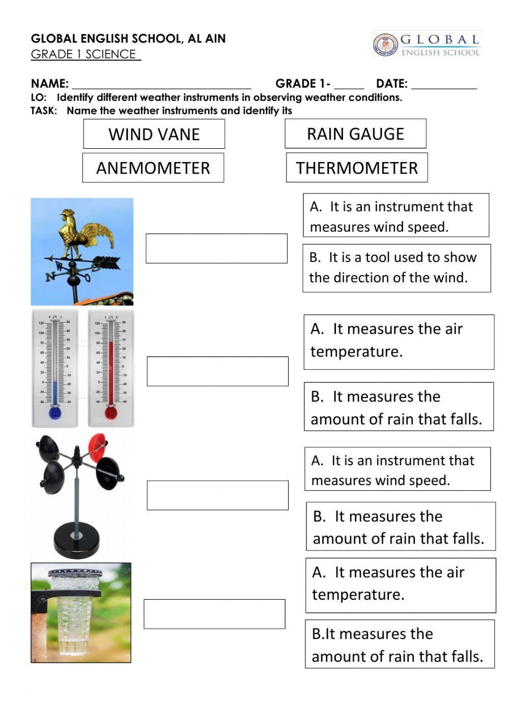 Weather instruments