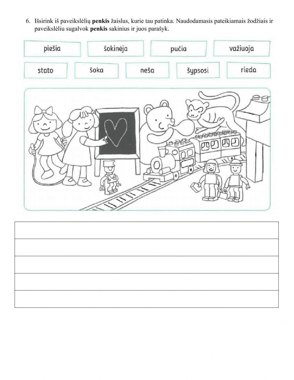 Testas Nr. 5 antrokams