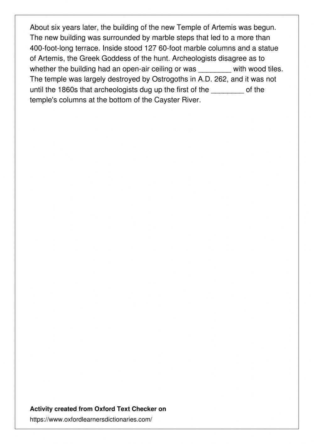 Seven Wonders of the Ancient World