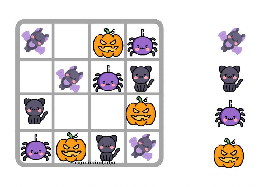 Sudoku halloween