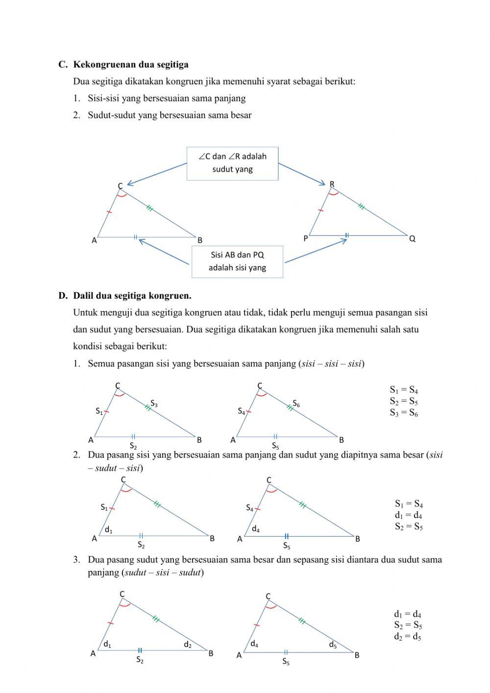 Lembar Kerja Peserta Dididik Kekongruenan