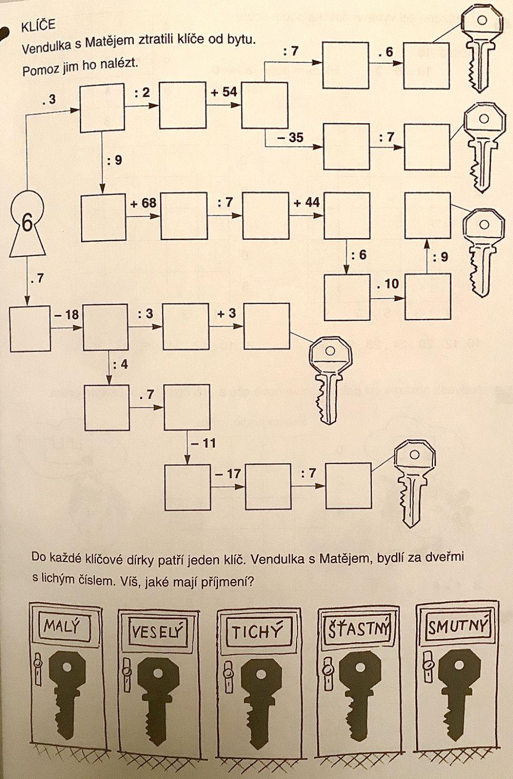 Matematika - 3. třída