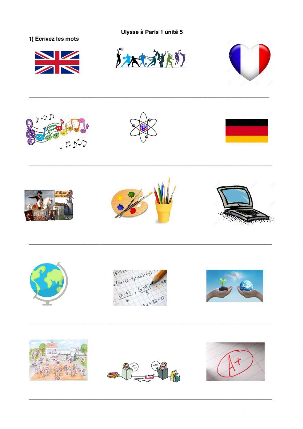 Ulysse à Paris unité 5