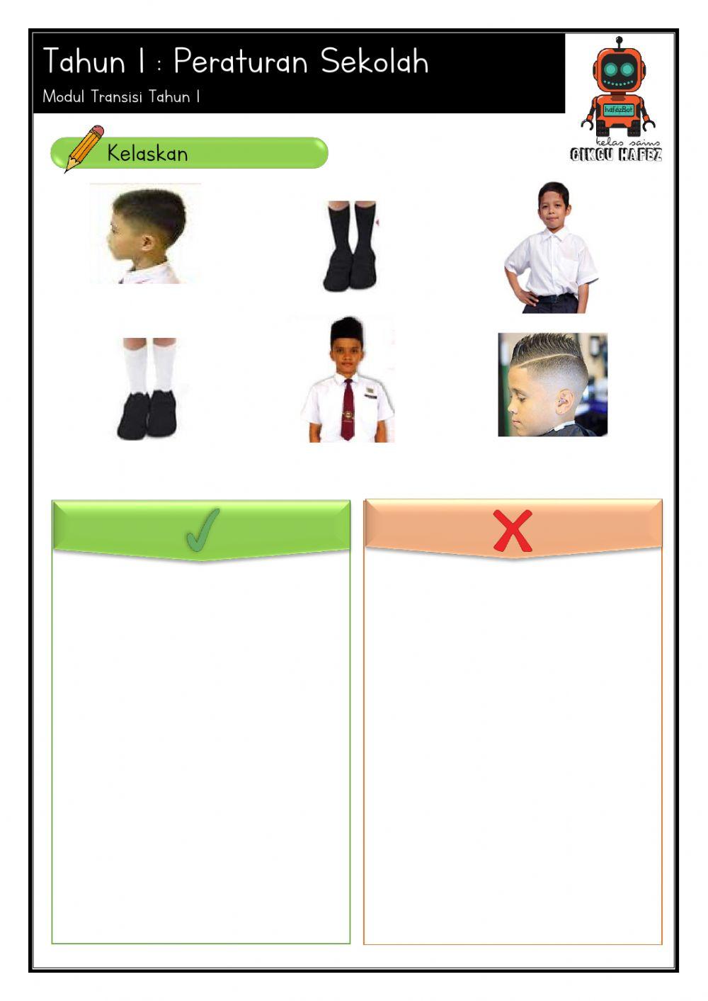 Transisi Tahun 1 - Peraturan Sekolah