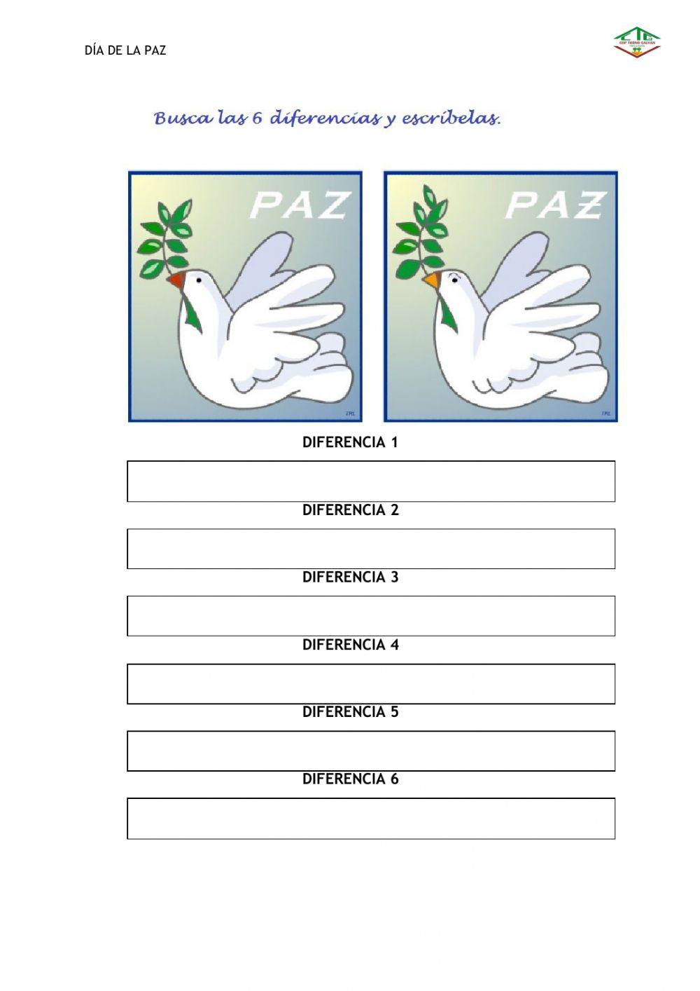 Paz - busca diferencias