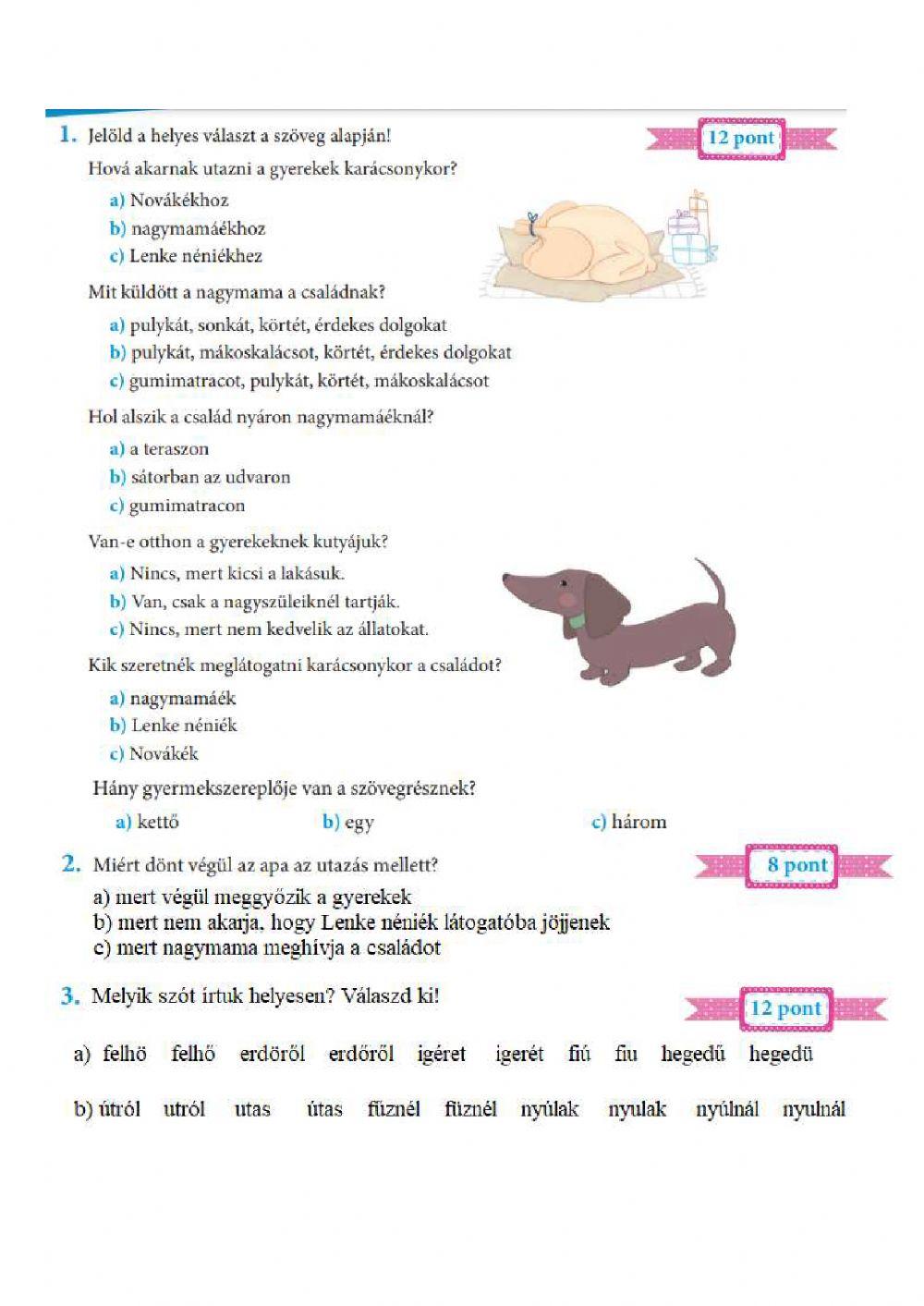 Félév végi felmérés