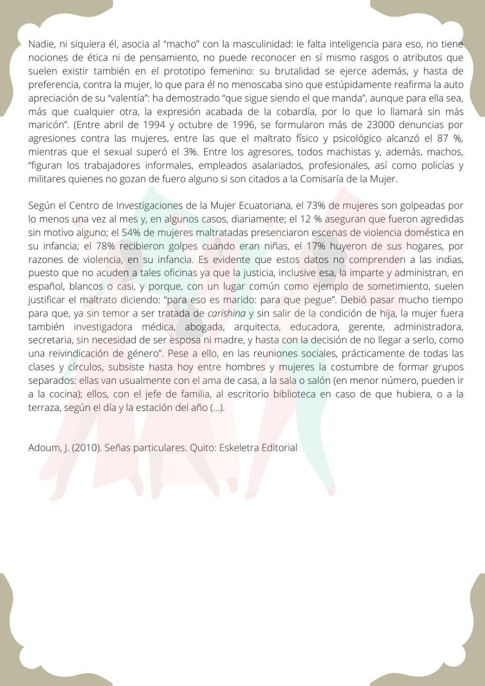 Quimestral - Lectura Crítica de Mensajes