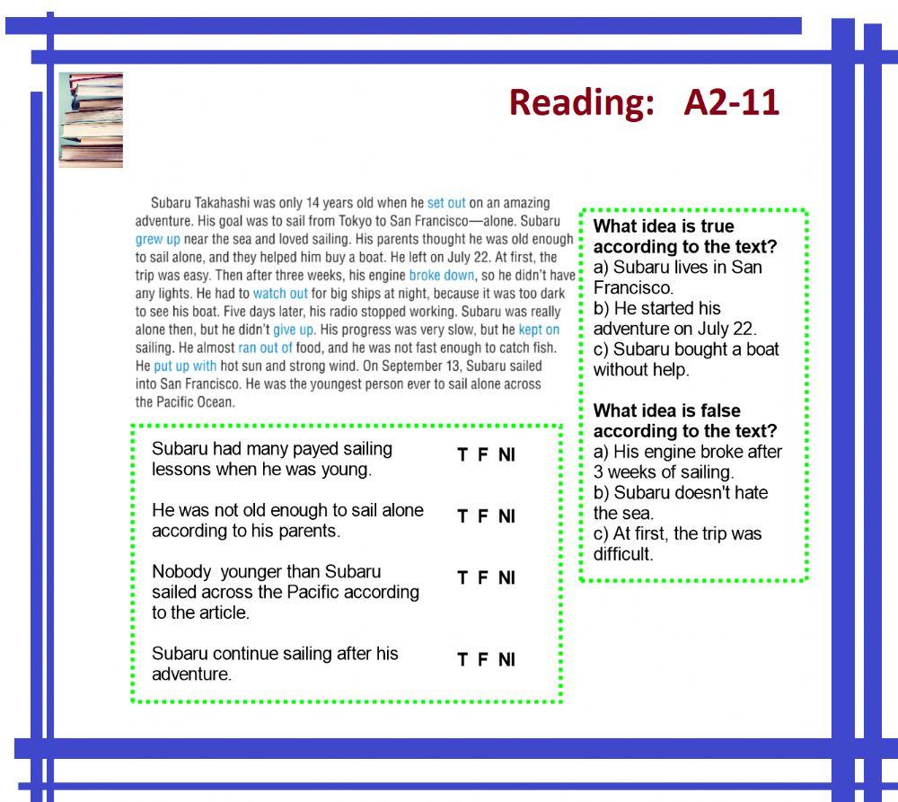 A2-11 Reading