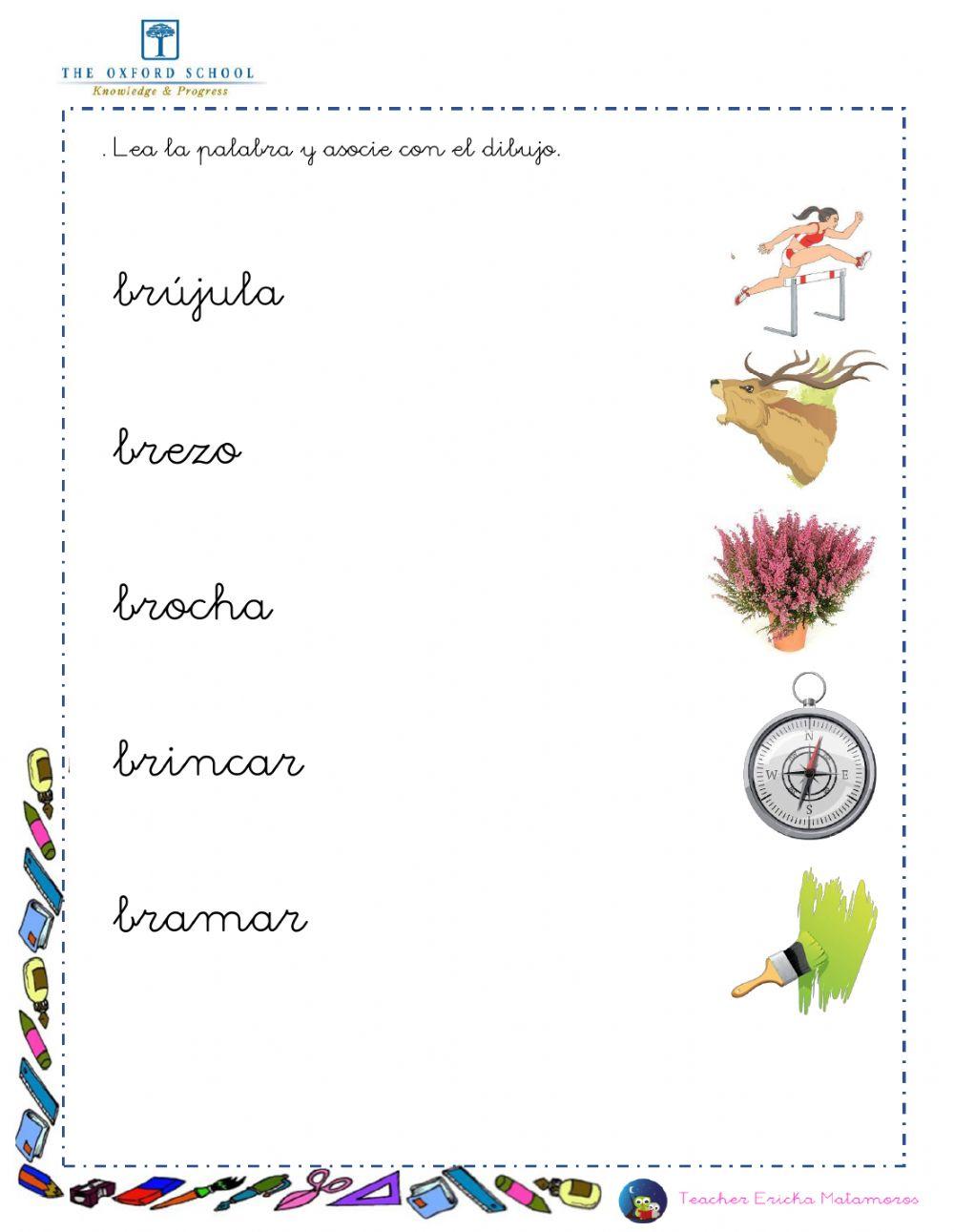 Sílabas trabadas br