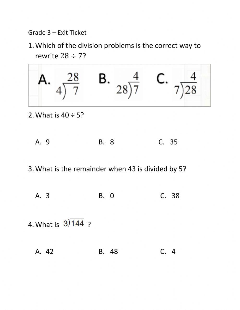 Division Review