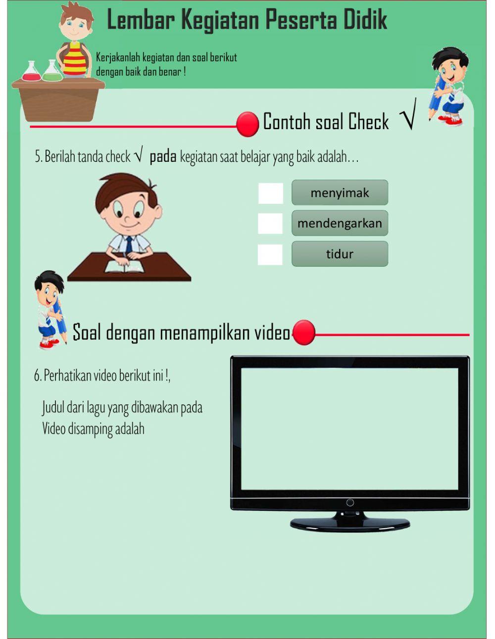 Latihan lks dan lkpd