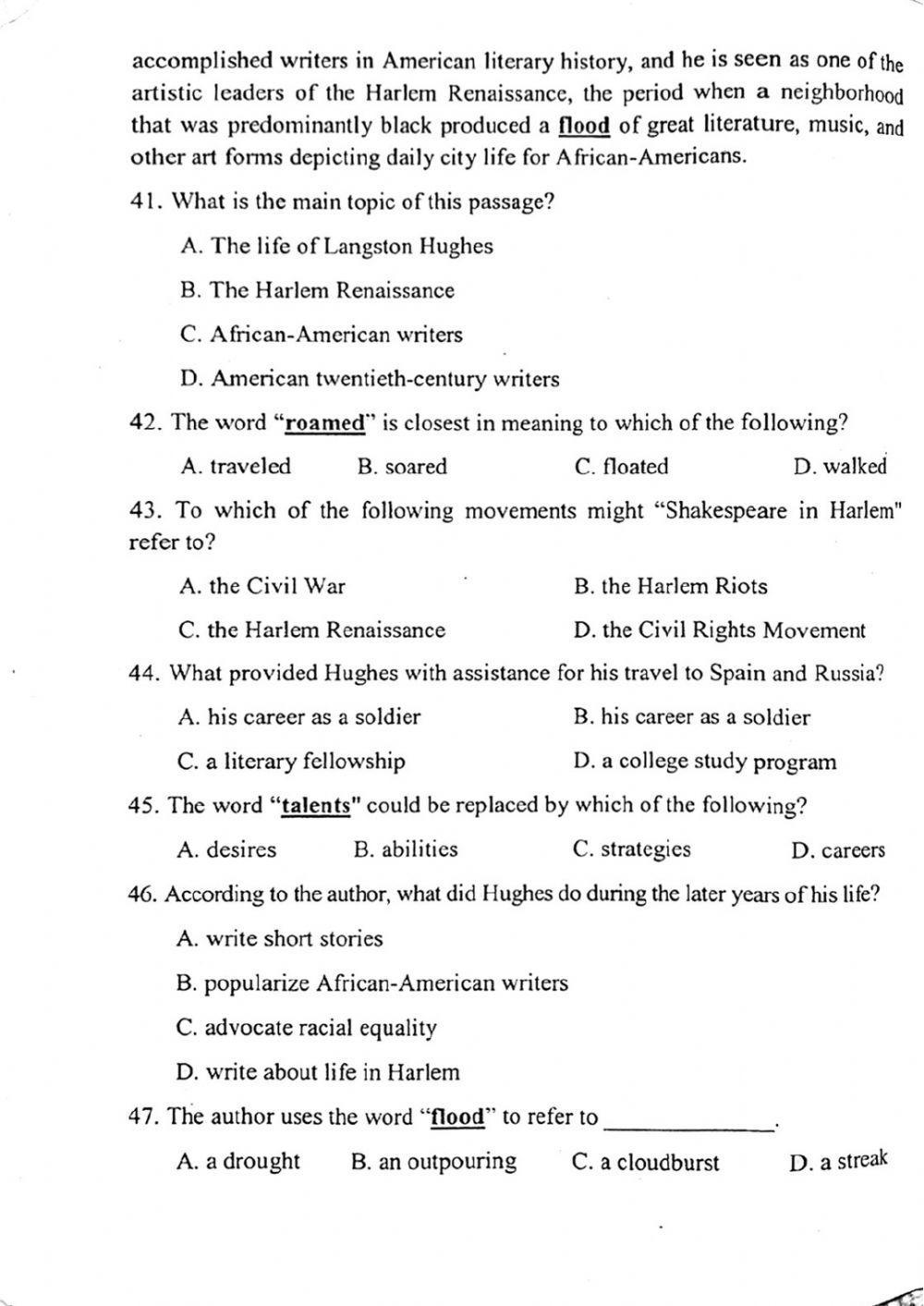 Đề thi đánh giá năng lực ngoại ngữ Tiếng Anh vào lớp 10 Chuyên ngoại ngữ - Số 18.1