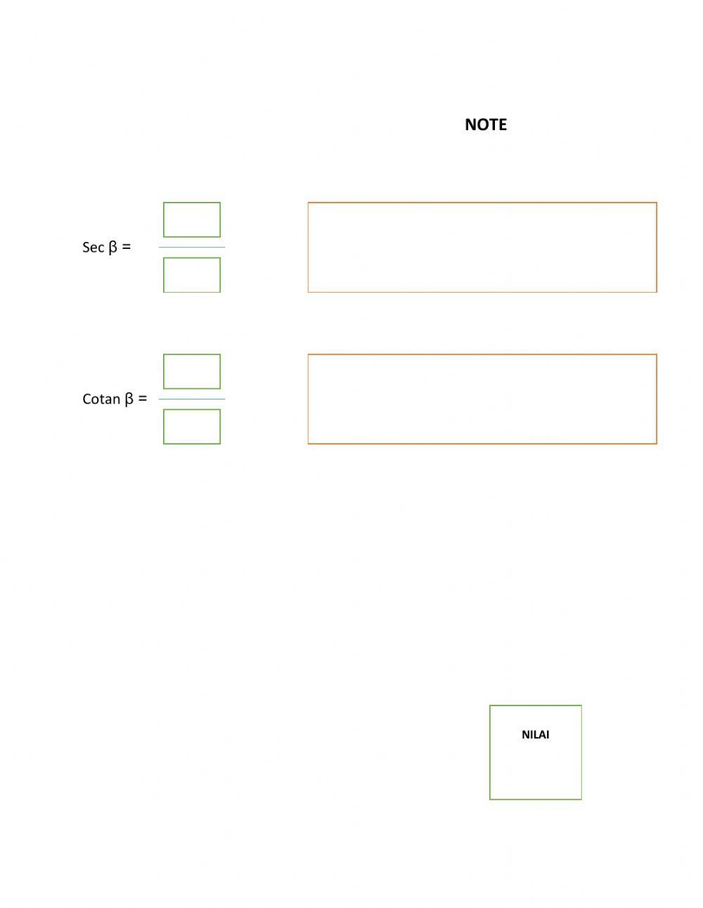 LKPD Perbandingan Trigonometri suatu Sudut