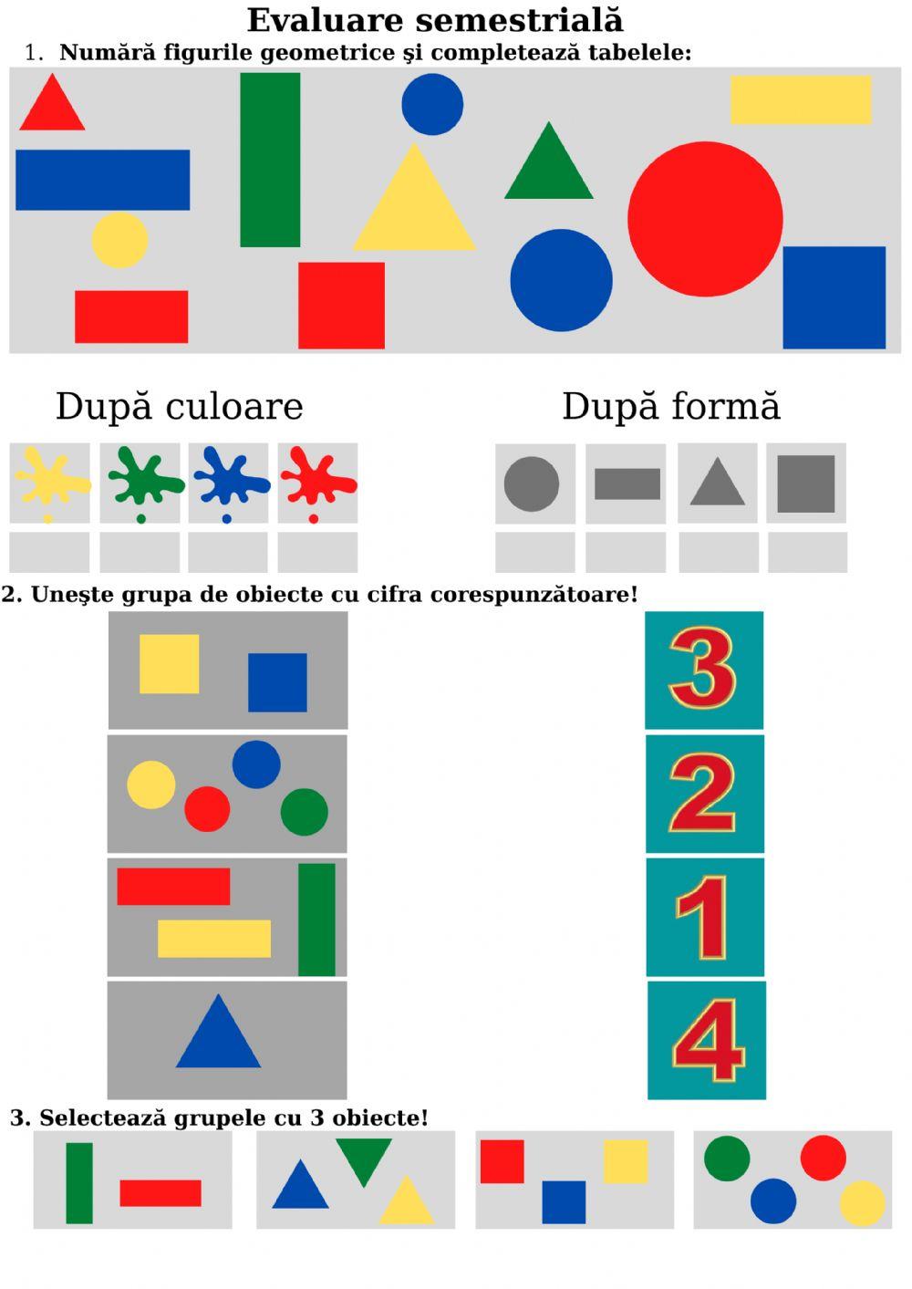 Evaluare semestriala