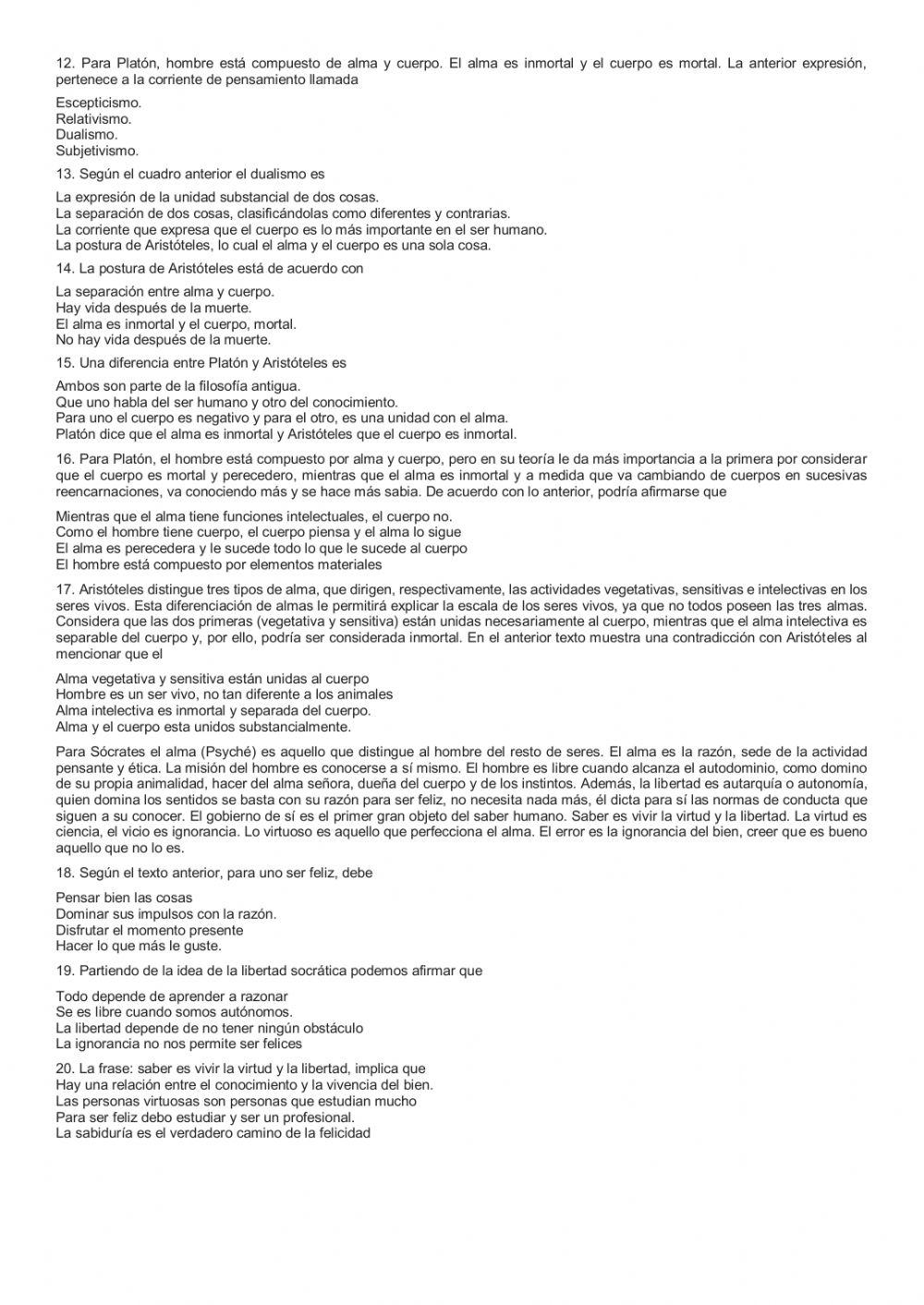 El ser humano, el conocimiento y ser para los griegos