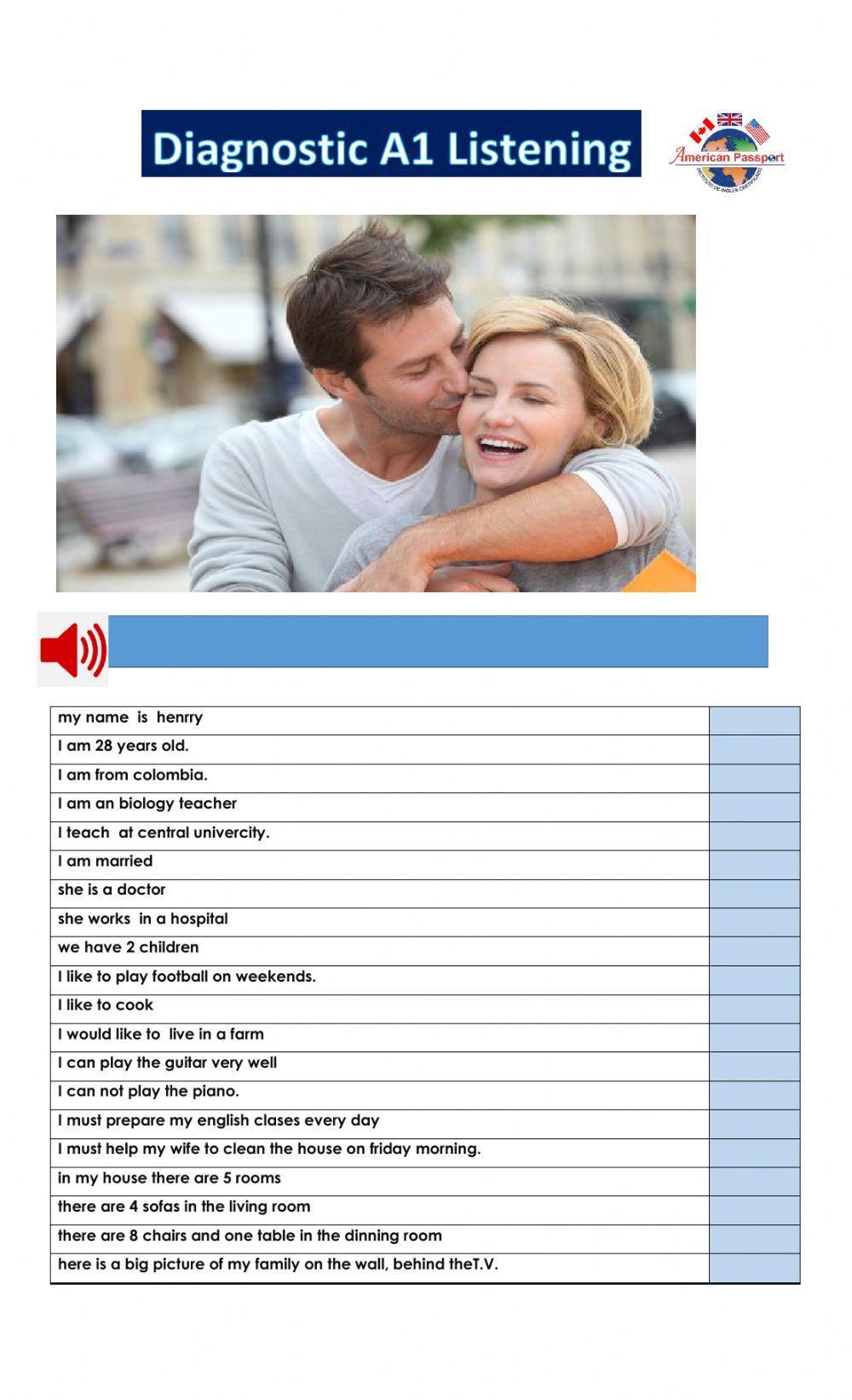 American p. listening a1- 1
