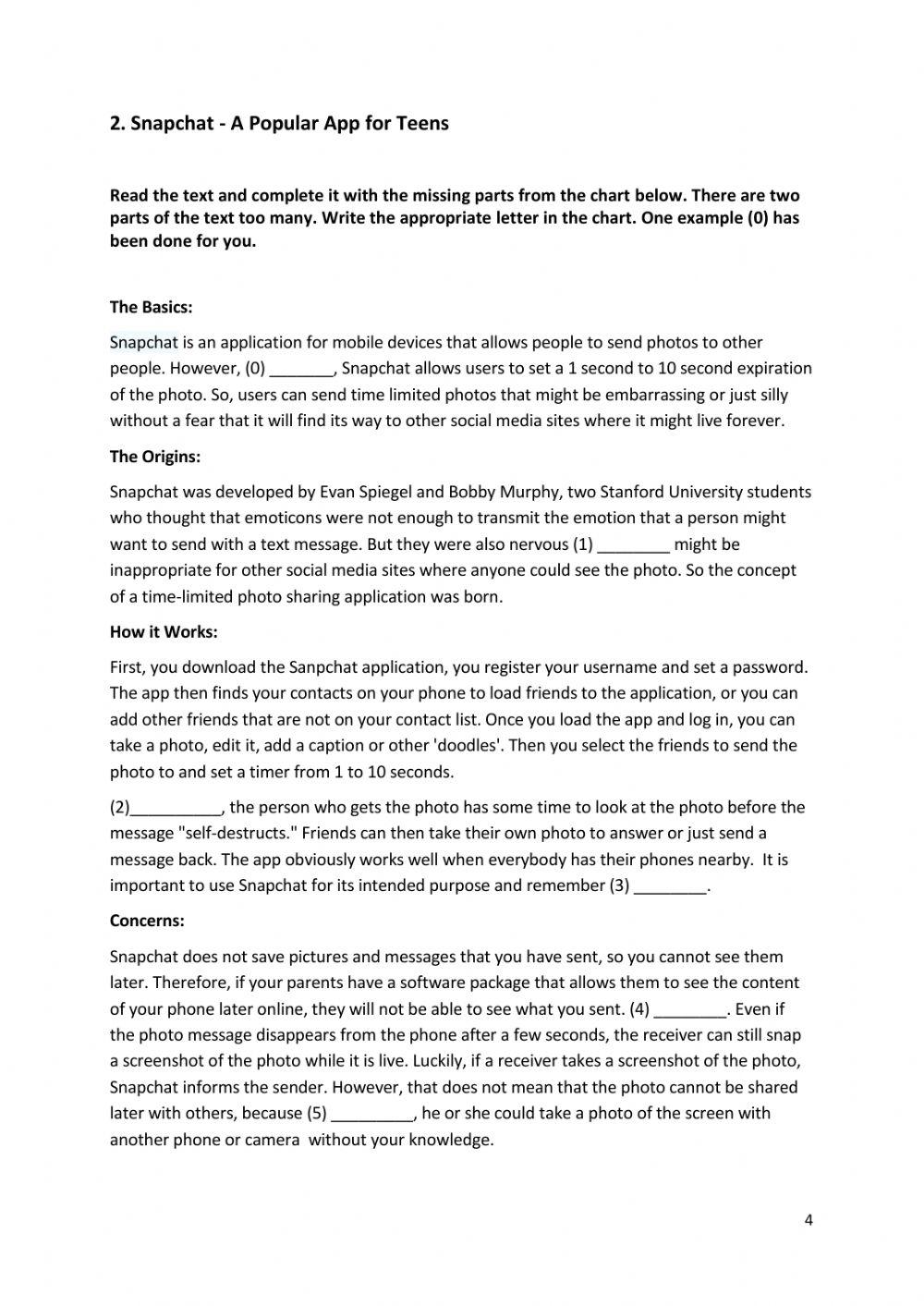 Tekmovanje iz angleščine - 9. razred - oktober 2017