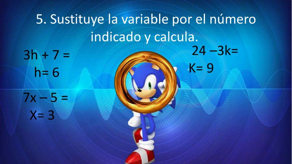 Sustituir variables