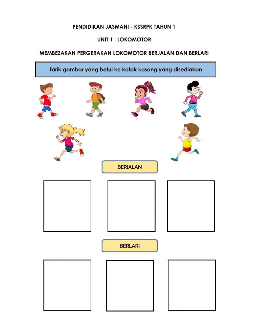 Pendidikan Jasmani - KSSRPK Tahun 1