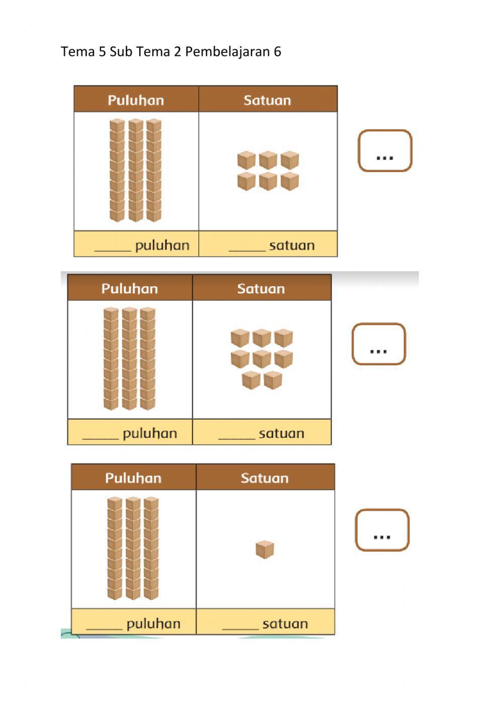 Kelas 1 Tema 5 Sub Tema 2 Pembelajaran 6