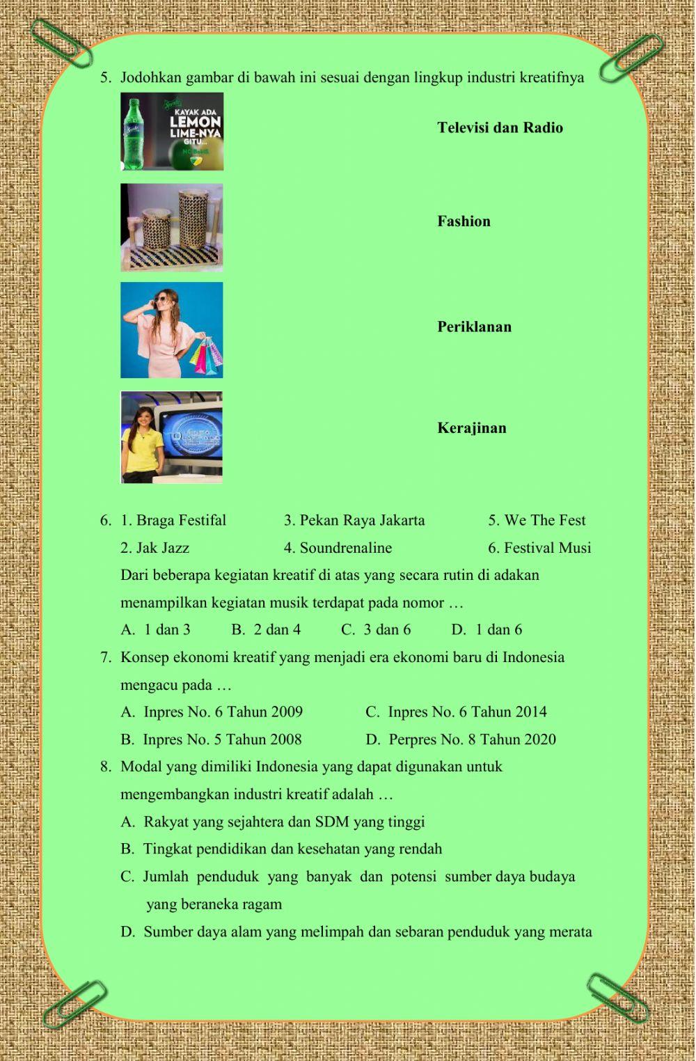 LKS IPS 9 Ekonomi Kreatif