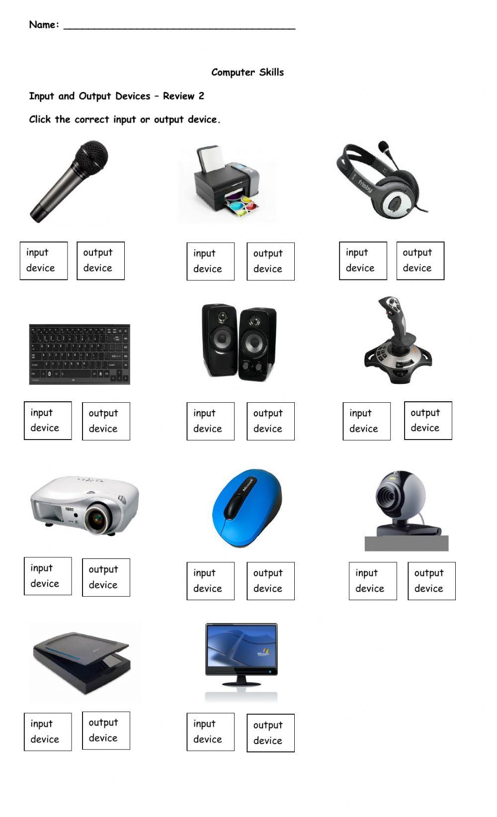 Input and Outpu… | Free Interactive Worksheets | 6383084