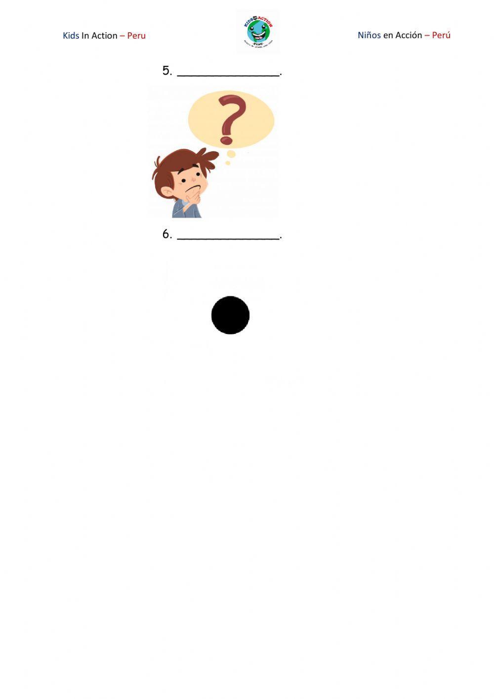 Os sinais de pontuacao