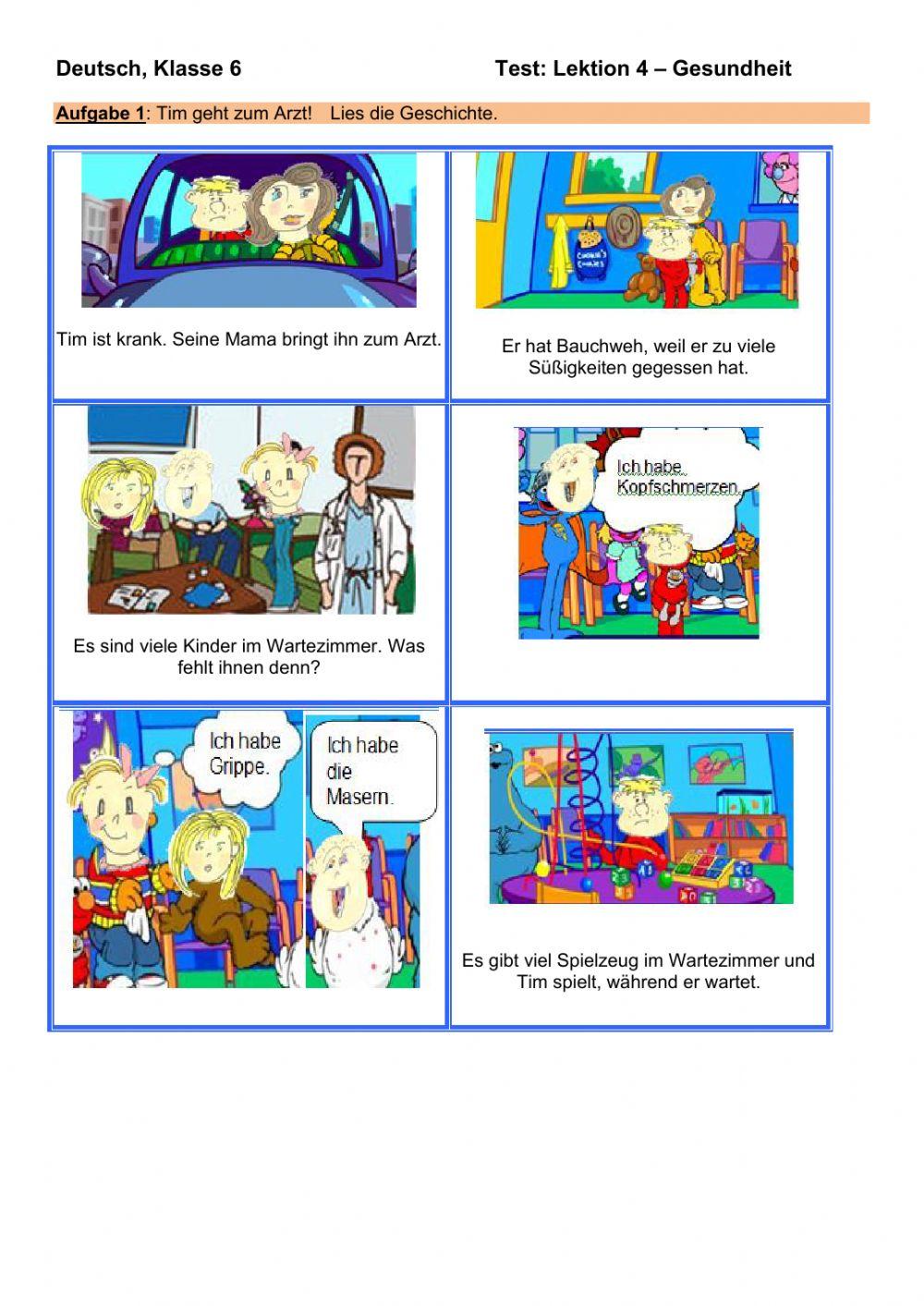 Gesundheit, Modalverben und wenn-Satz