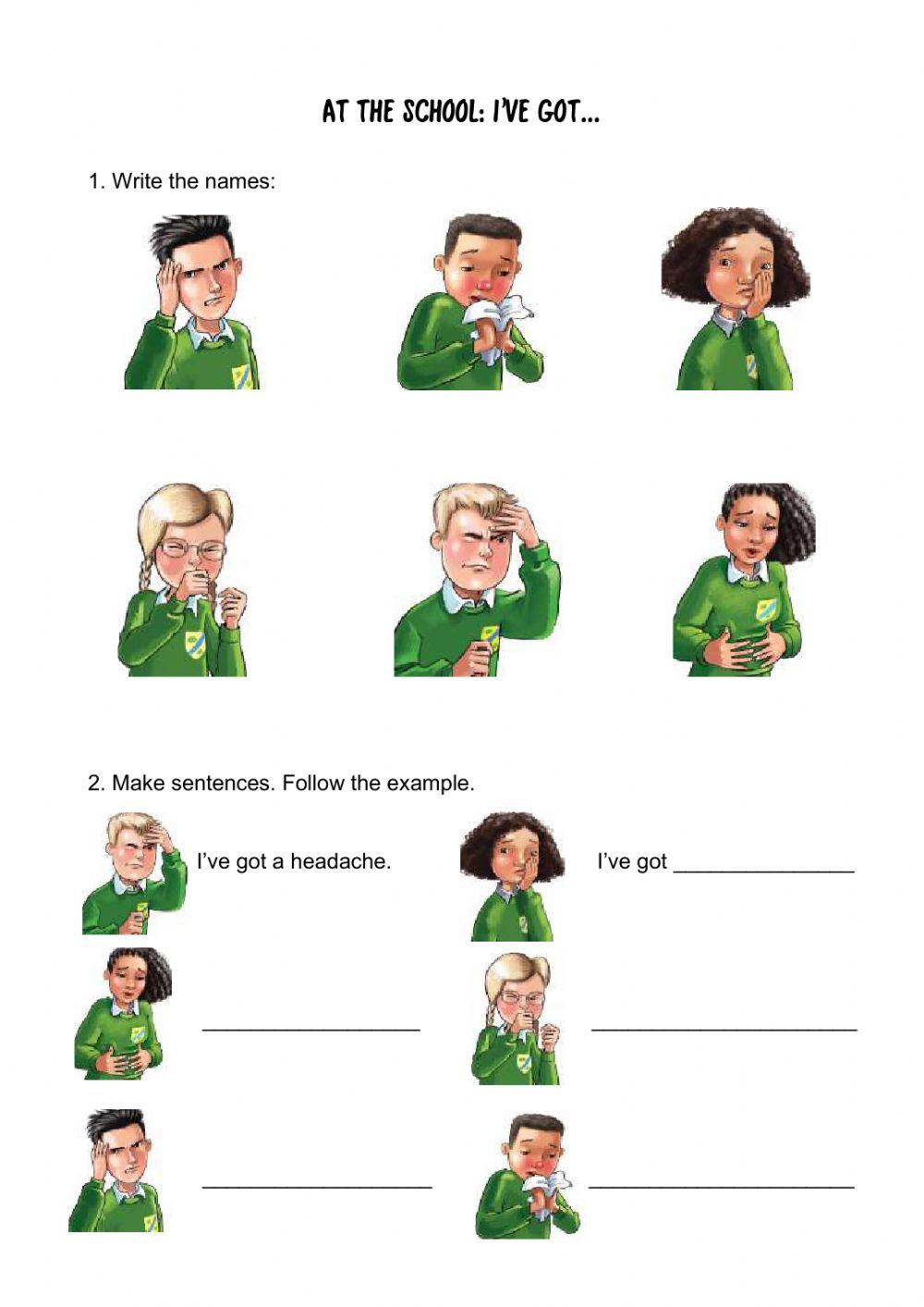 At the school: I've got...