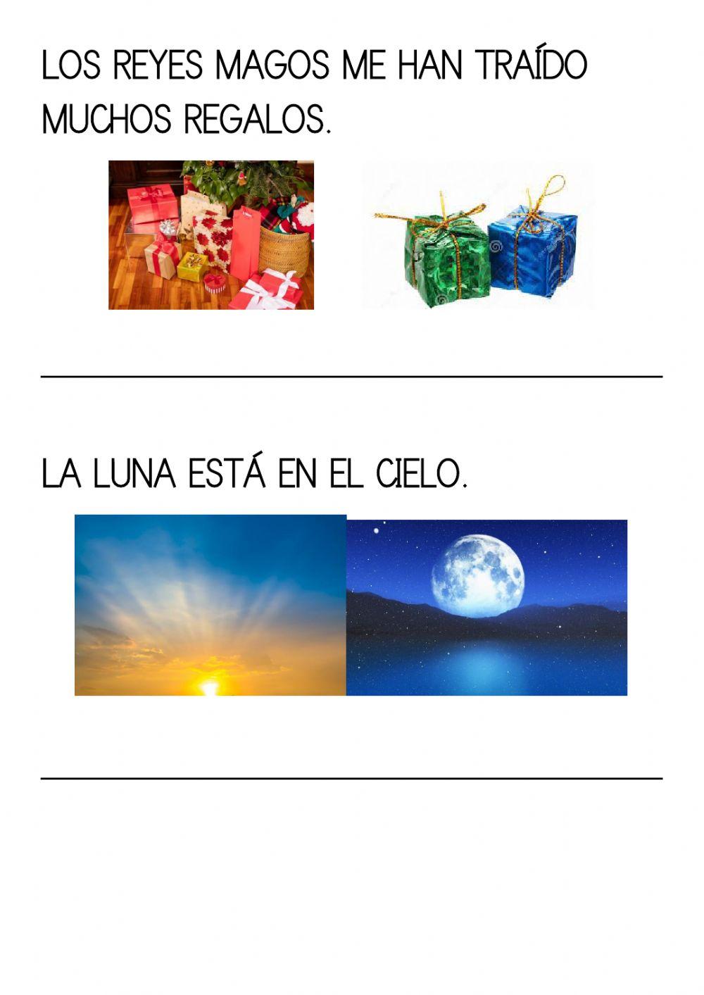 Comprensión lectora mayúsculas