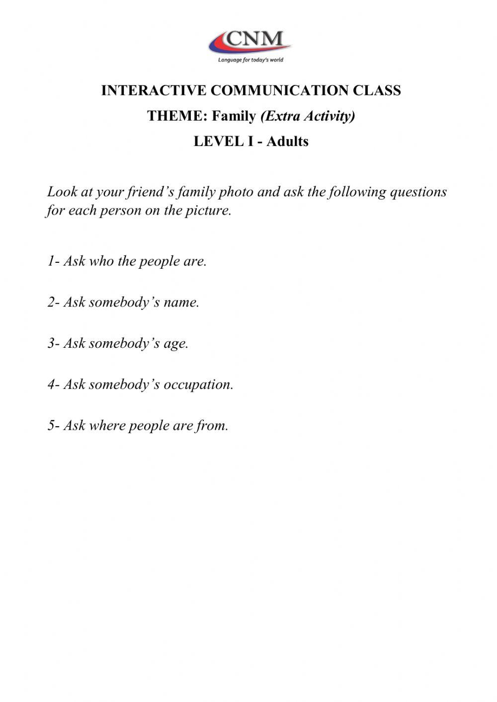 Family Interview - Extra