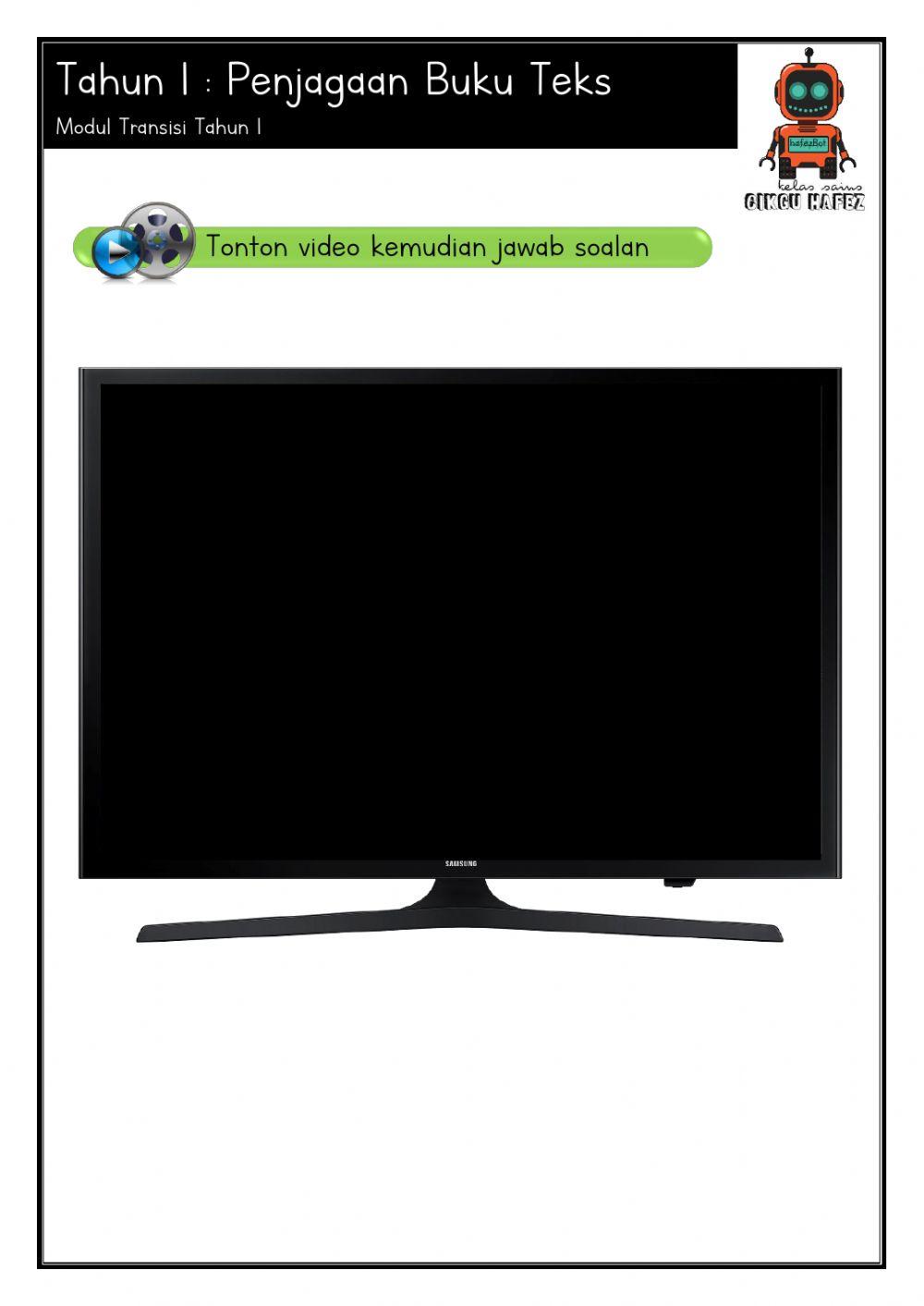 Transisi Tahun 1 - Penjagaan Buku Teks