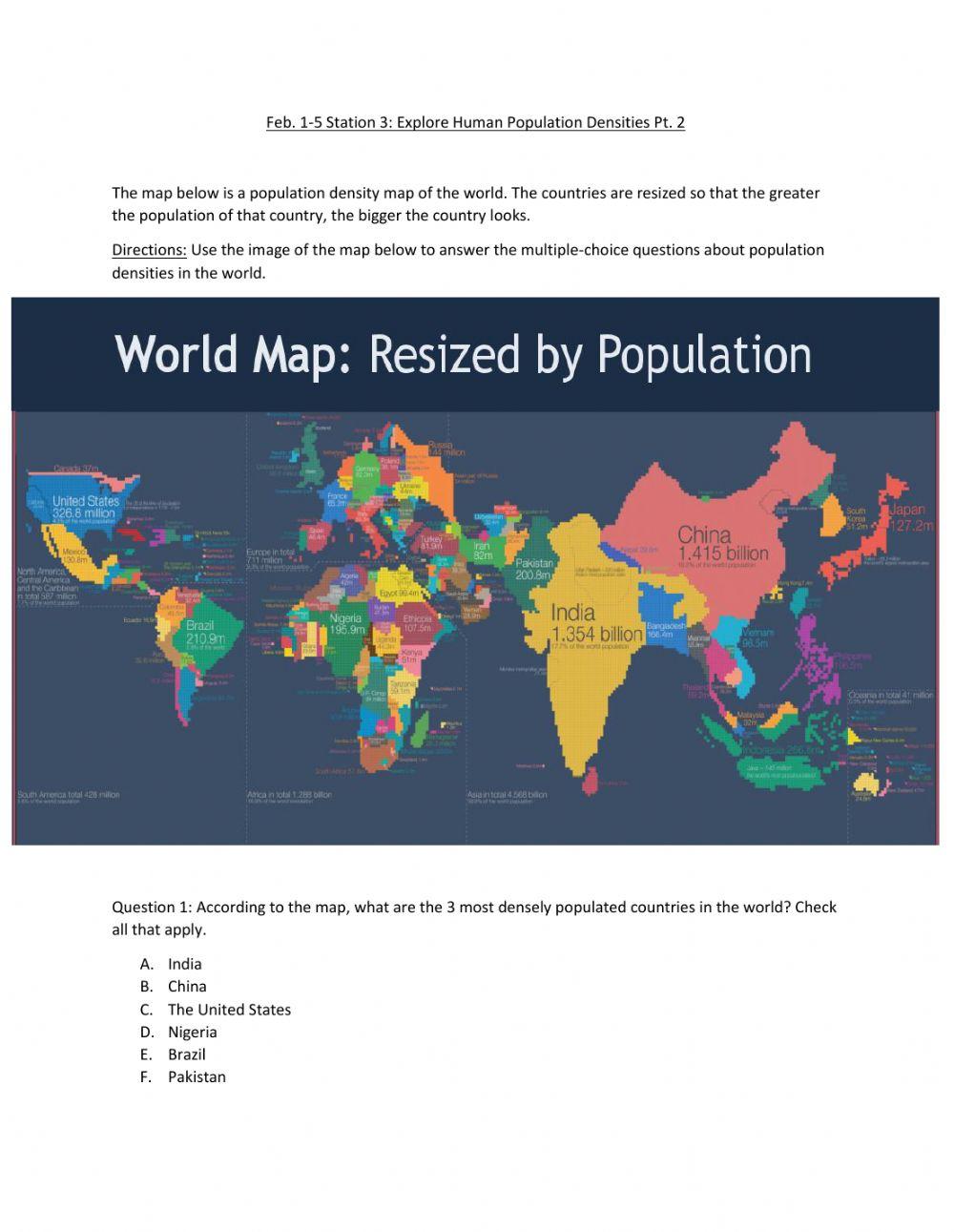 Human Population Density Pt. 2