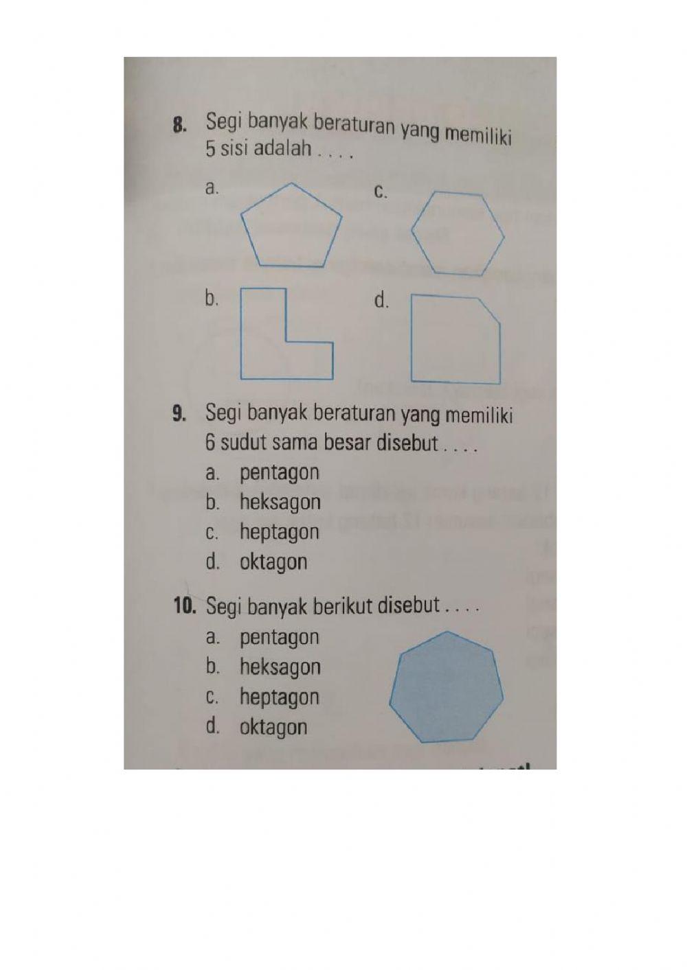 Latihan Segi Banyak