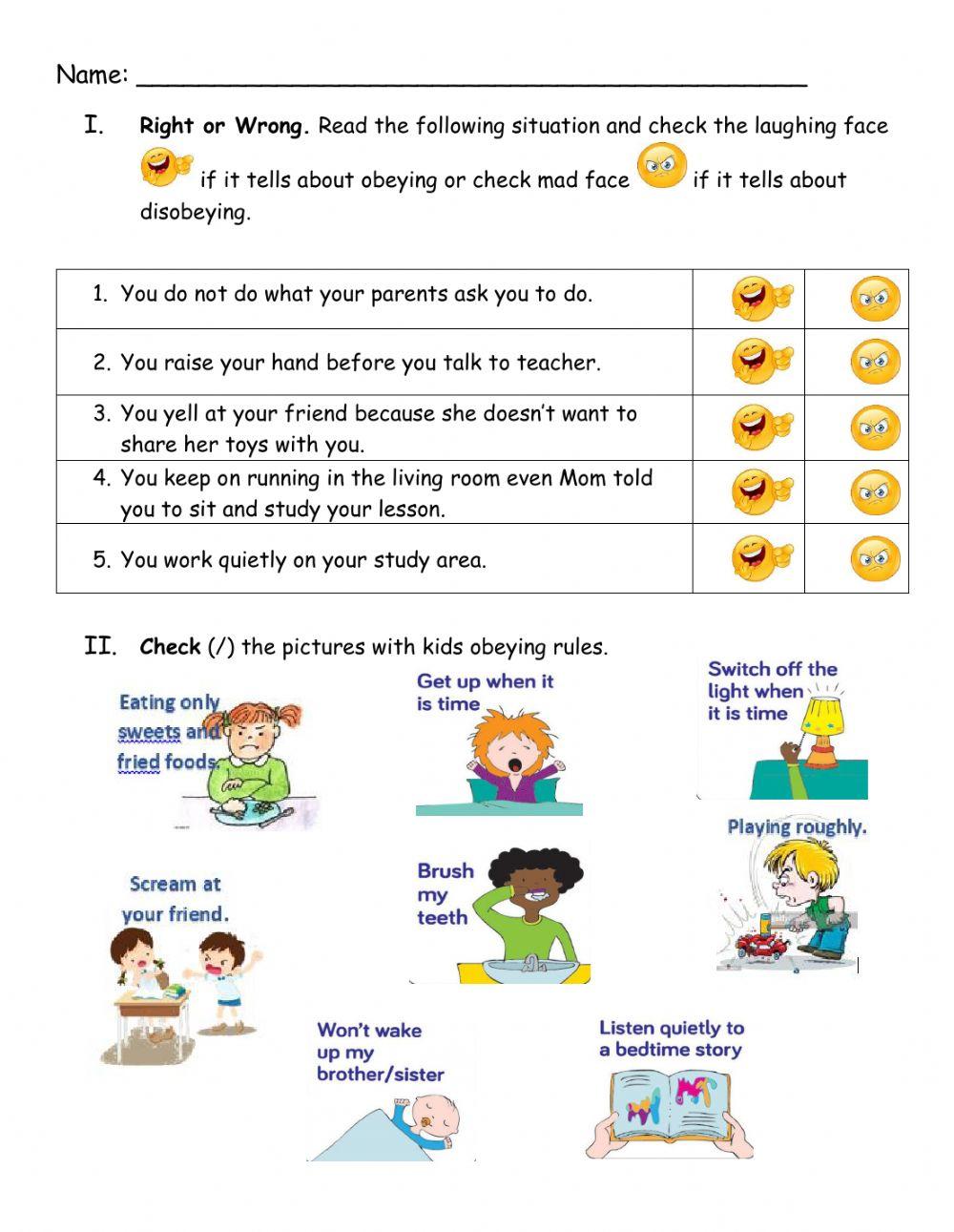 ESP-CL (PRIMARY) - LESSON 4: BEING DISOBEDIENT