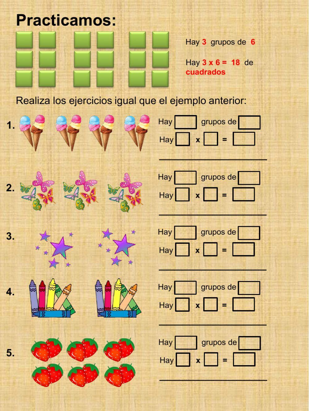 Inicio a la Multiplicación