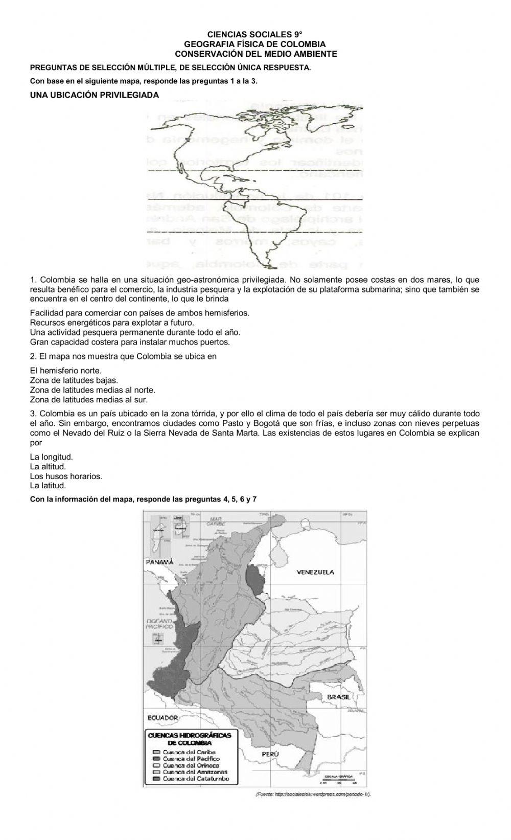 Geografía física de Colombia