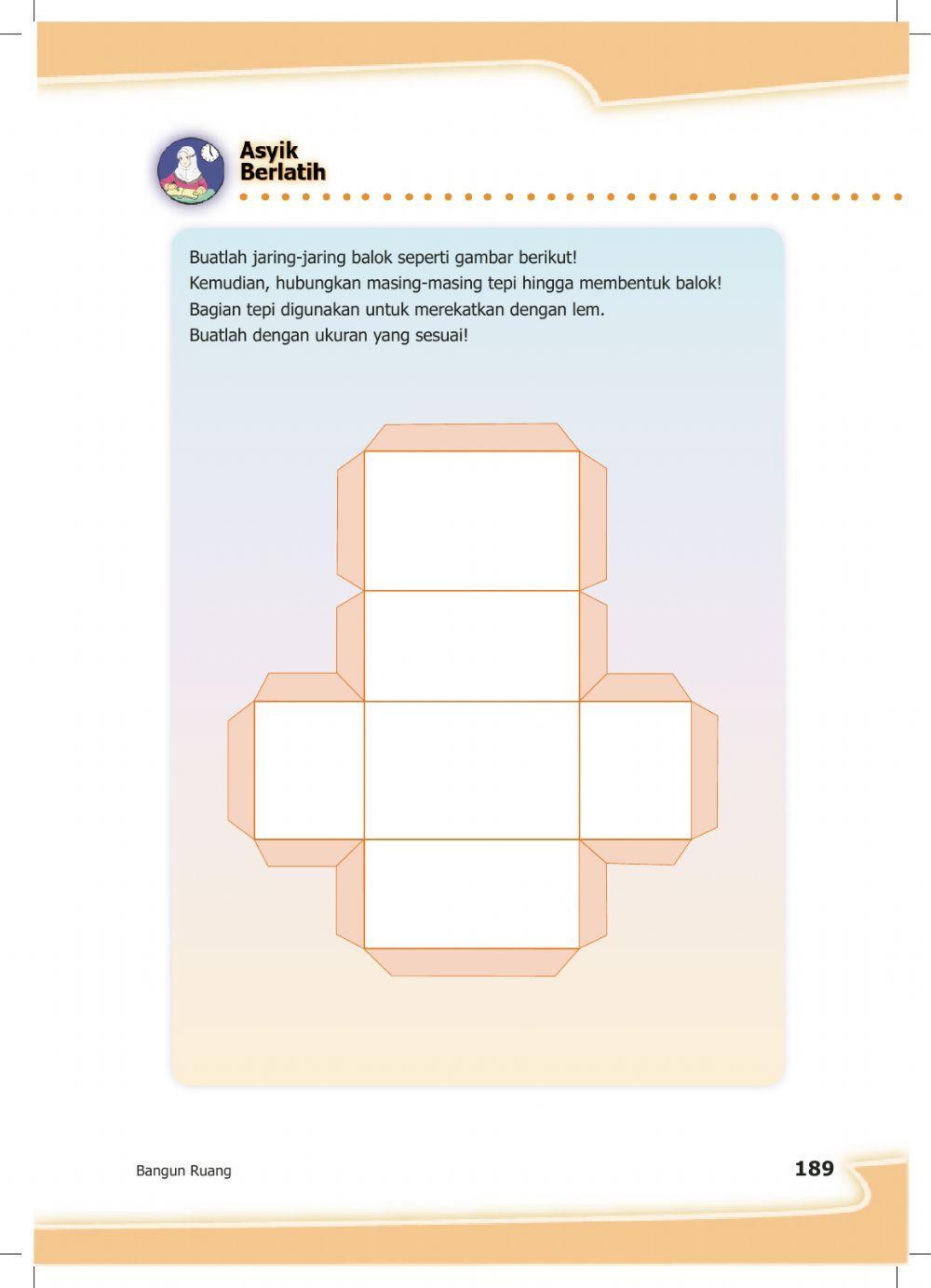 Jaring-Jaring Kubus dan Balok